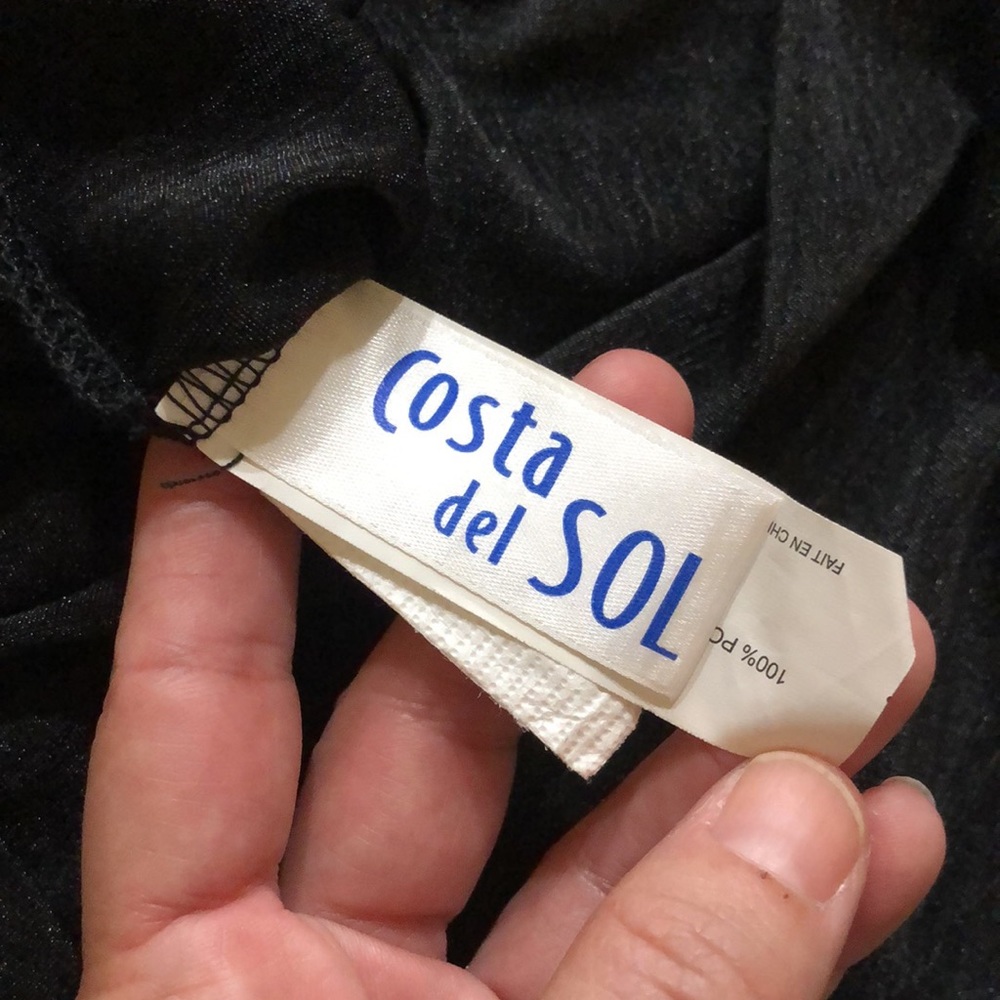 NWOT! - COSTA DEL SOL Semi Sheer Swim/Beach Coverup Dress - Picture 2 of 8